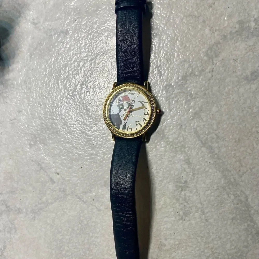 Betsey Johnson Boston Terrier Watch